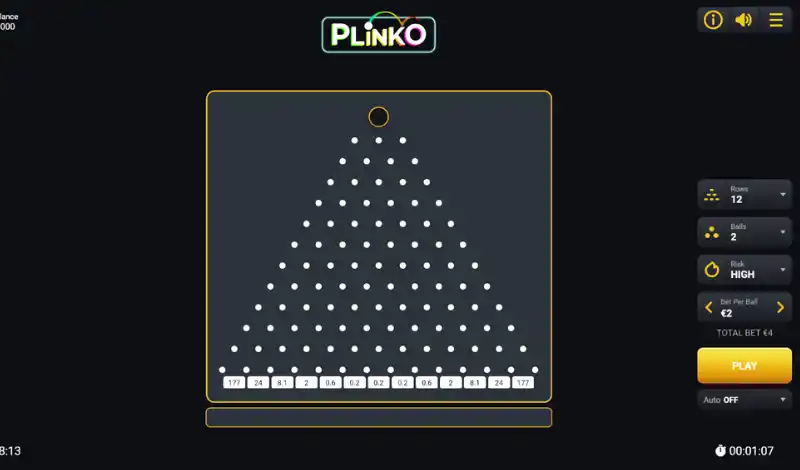 Plinko Ball game